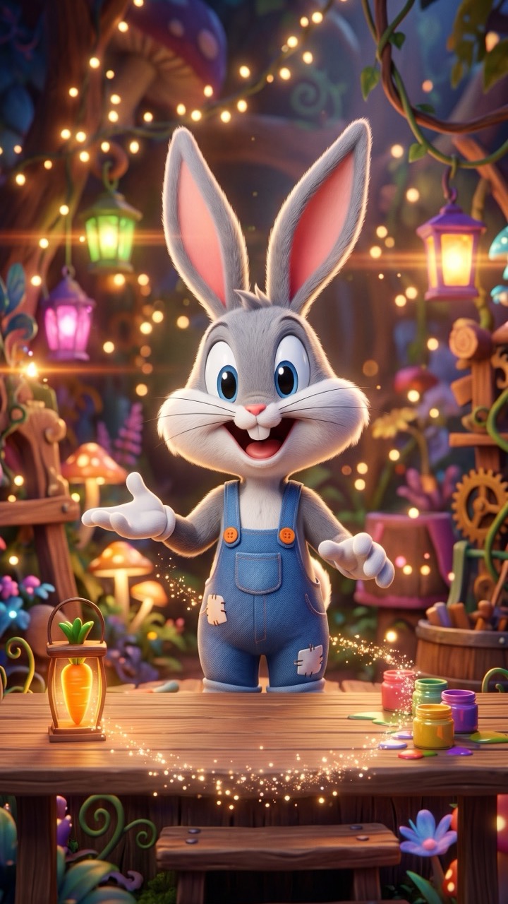 Recado do Bugs Bunny em vídeo personalizado