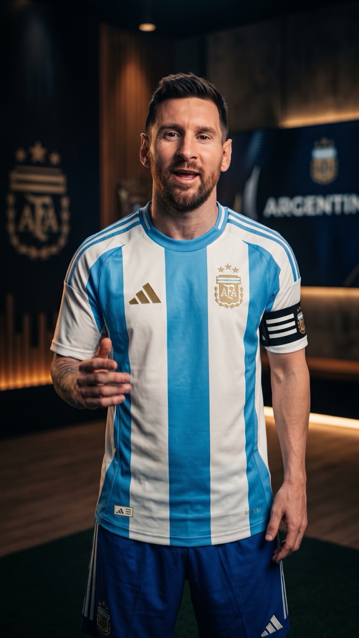 Recado do Messi em vídeo personalizado