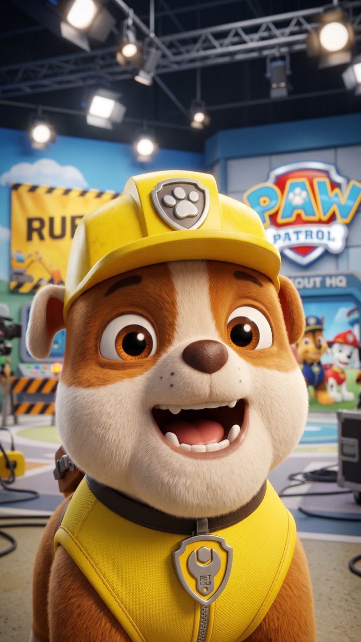 Recado do Rubble em vídeo personalizado