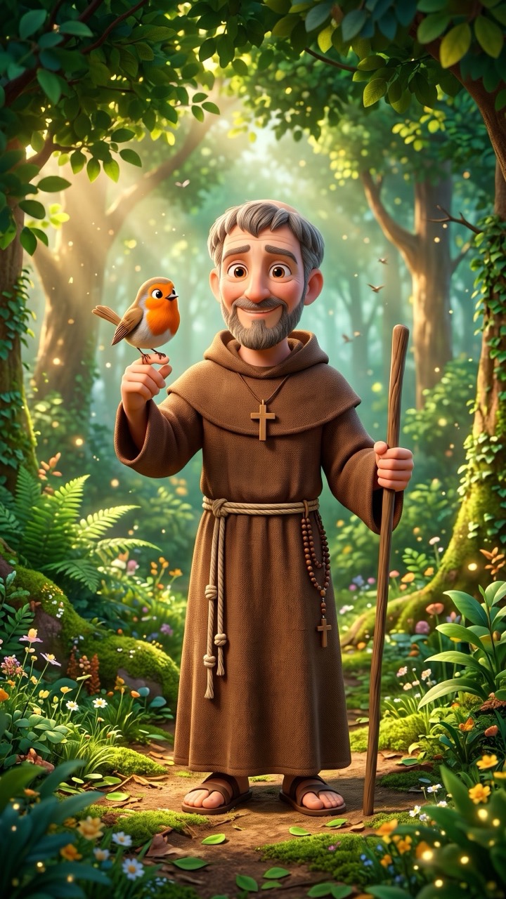 Recado de São Francisco em vídeo personalizado
