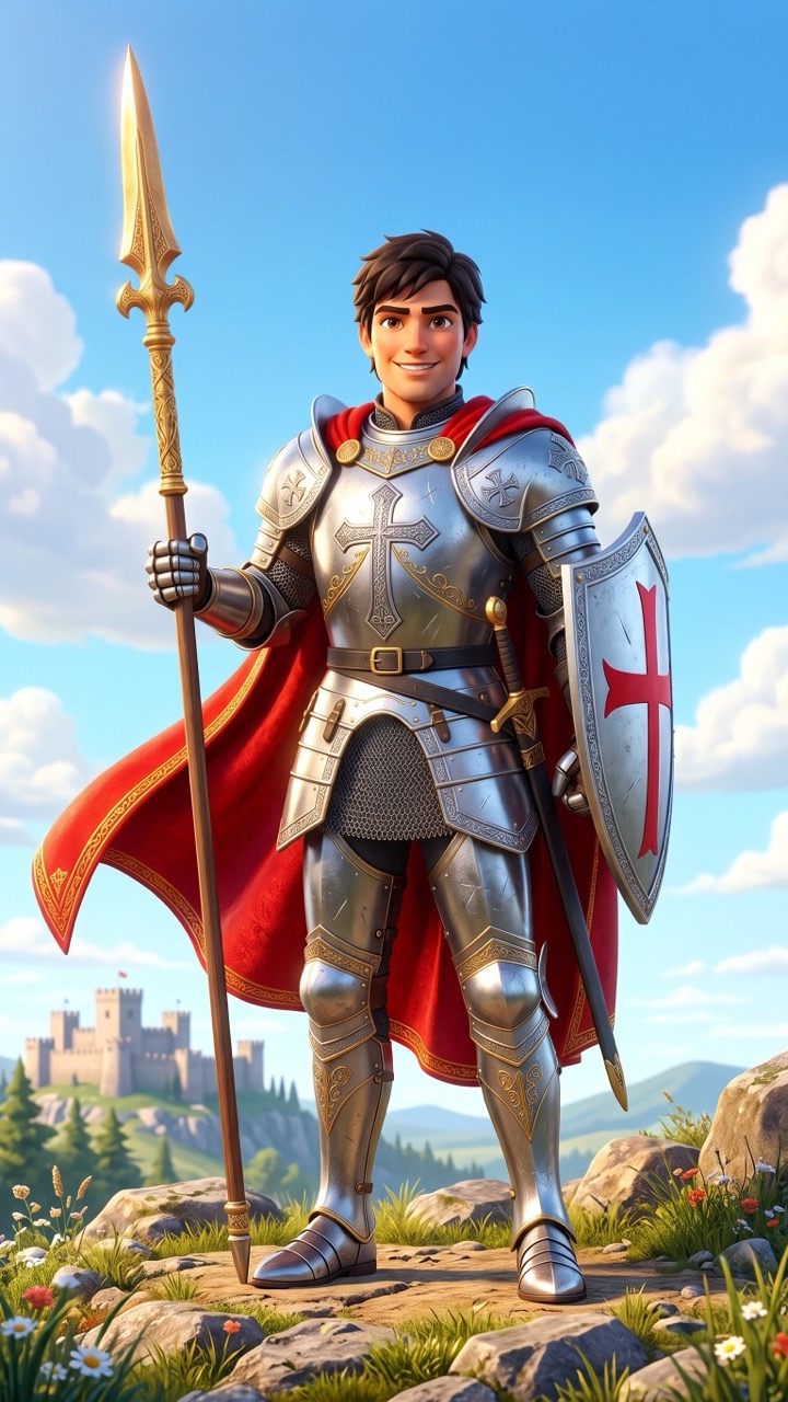 Recado de São Jorge em vídeo personalizado