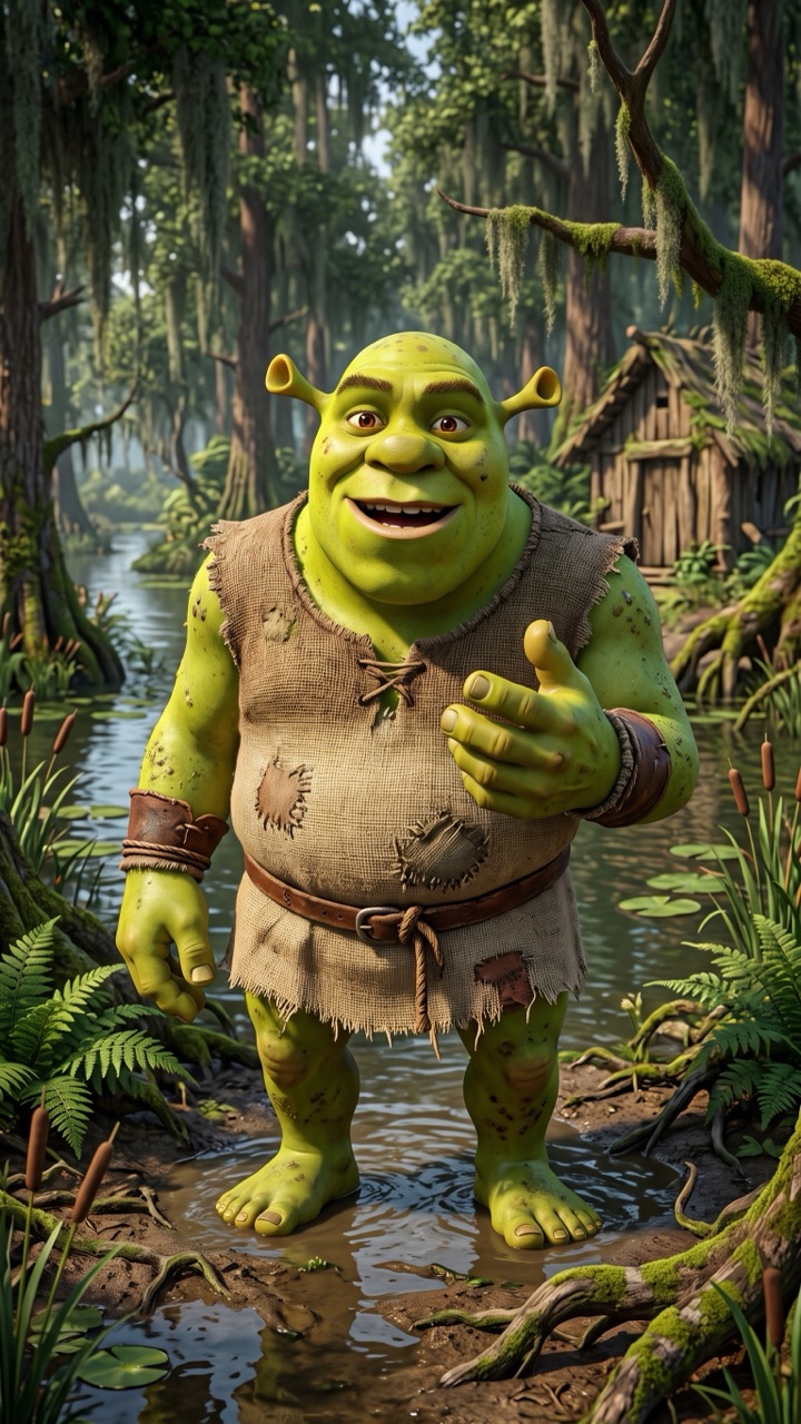 Recado do Shrek em vídeo personalizado