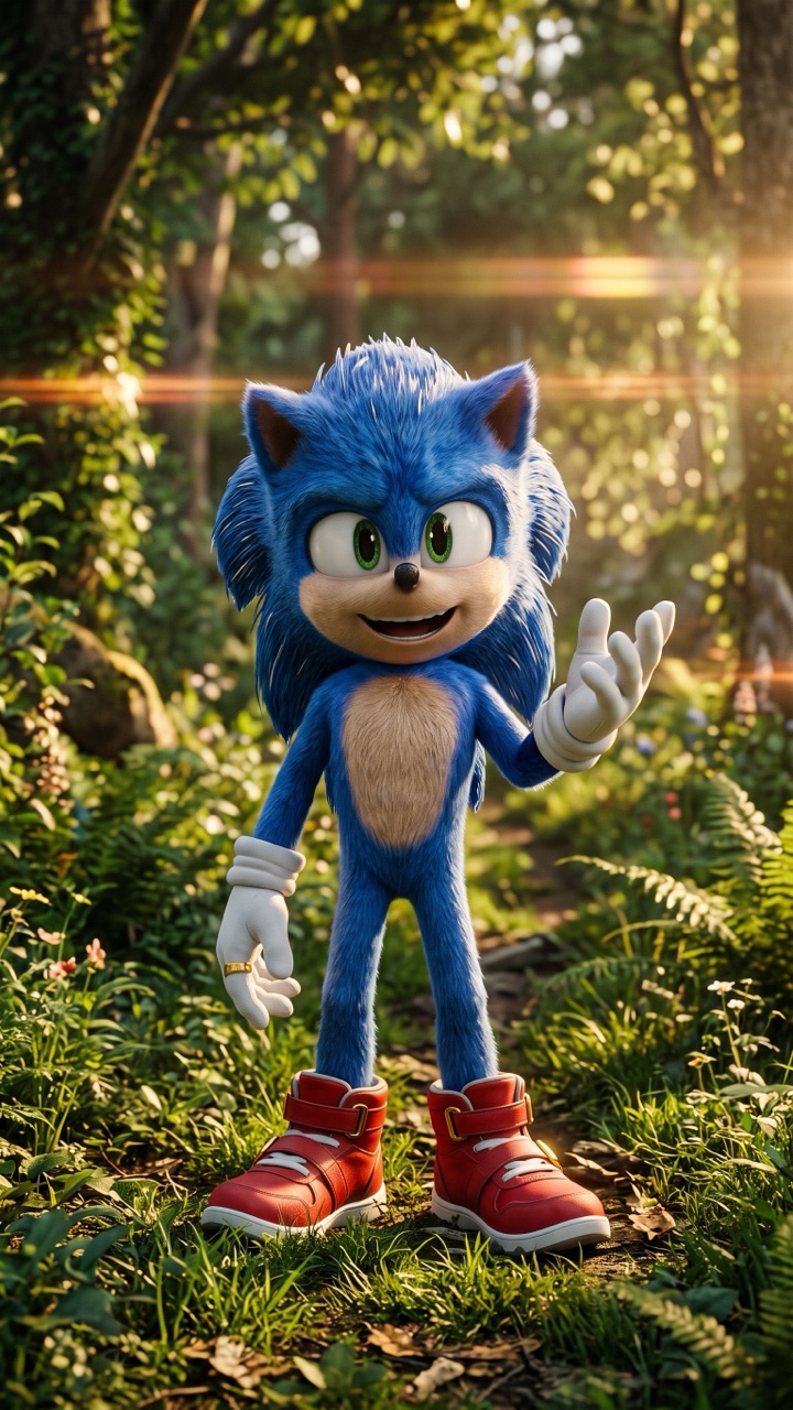 Recado do Sonic em vídeo personalizado