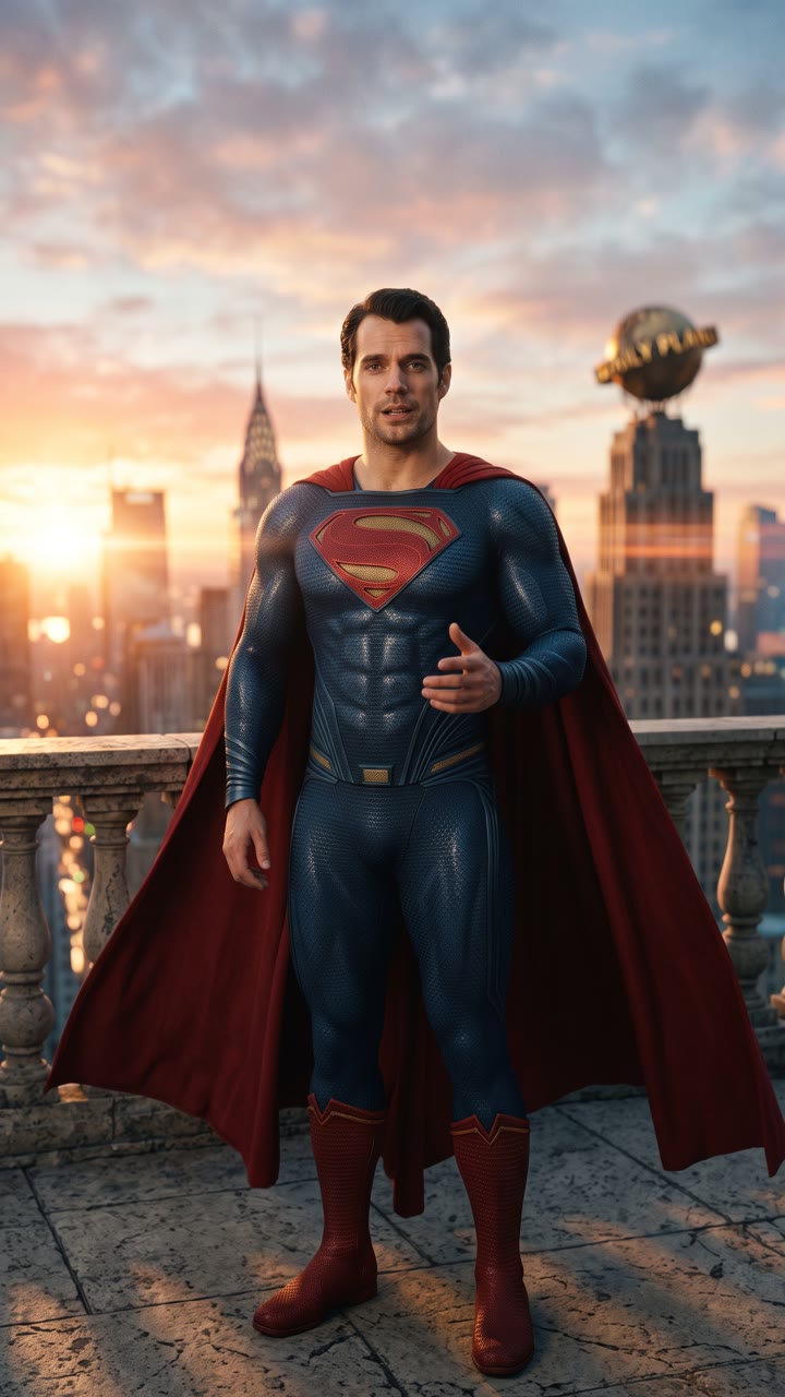 Recado do Superman em vídeo personalizado