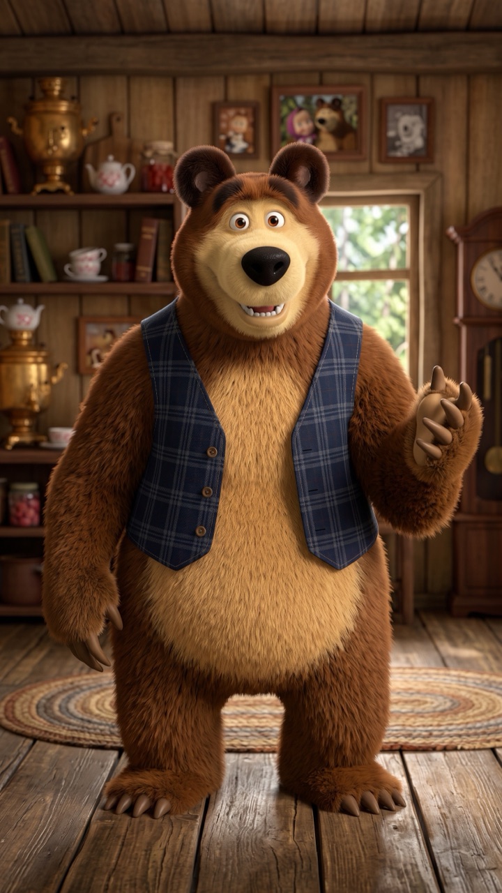 Recado do Urso em vídeo personalizado